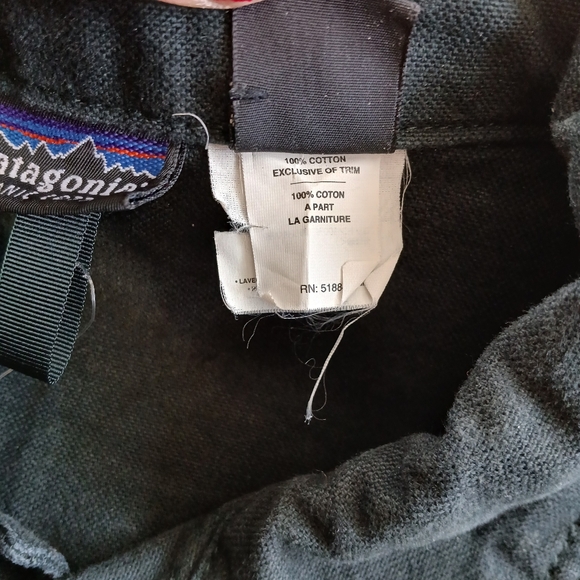 patagonia ♡ organic cotton trucker workwear chore denim green jacket eco - Picture 6 of 12